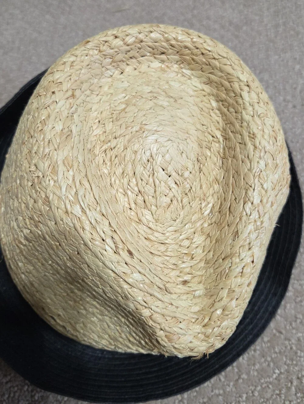 Ann Taylor New Straw Hat One Size Summer Beach Tropical Cruise Resortwear